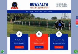 Gowsalya Fencing Contractors in Chennai - Gowsalya Fencing contractors is the Best Fencing contractor in Chennai. Gowsalya Fencing offers all types of fencing sales and insulation.