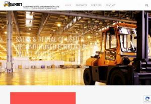 gambit - Gambit - Top forklift supplier in Singapore for Reconditioned Diesel Forklift, Used Forklift, Pallet Truck & Reach Truck in Singapore. We supply a broad range of Reconditioned Diesel forklifts and used Pallet trucks in Singapore.