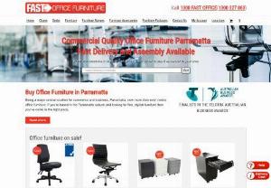 Buy Office Furniture Online in Parramatta - Fast Office Furniture - Are you looking for the best office furniture in Parramatta? Fast Office Furniture provides the best prices and offers a premium service. Our reputation is the best in Parramatta and you'll find every type of office furniture piece that you need. We deliver all over Australia via our five major warehouses strategically positioned across the country, to make sure that your product gets to you as swiftly and safely as possible.