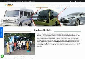 Bus Rental in Delhi - Delhi is a vibrant city full of wonders and surprises. From historical monuments to theme restaurants, spacious gardens to national museums, fashion vista to temples grandeur, Delhi is dream destination for domestic as well as international tourists.