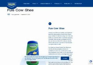 Govind Milk offers the best dairy products in Pune and throughout Maharashtra. - The pure and healthy cow ghee we make in Pune is made entirely from farm-fresh milk. Govind Milk makes desi ghee using the traditional bilona method.