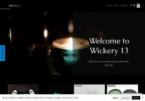 Wickery 13 - Embrace the allure of Wickery 13 and experience the alchemy that occurs when craftsmanship and magic intertwine. Invigorate your senses, ignite your spirit, and let the power of our handcrafted candles, wax melts, and mystical goods transport you to a realm where enchantment reigns supreme.