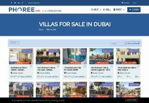 Buy Luxury Villa in Dubai | Villas for Sale in Dubai - #1 Place to browse thousands of villas for sale in Dubai. Beautiful locations, gated communities, upgraded facilities, affordable villas.
