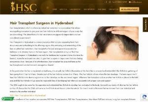 Best Hair Transplant Surgeon Hyderabad-FUT/FUE Hair Transplant - We are the best hair transplant surgeon in Hyderabad who are advanced in all aspects of hair transplantation. We offer best treatment for FUT/FUE hair transplants.
