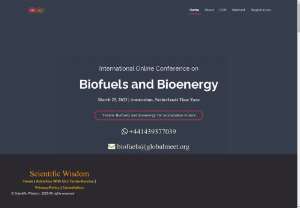 International Online Conference on Biofuels and Bioenergy - Based on your affiliation and expertise, we are honored to invite you, as Speaker or Delegate for the Upcoming Event at the 