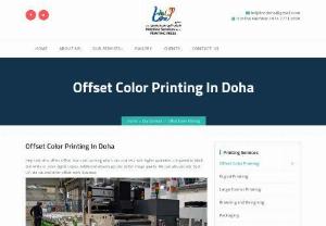 Offset Color Printing In Doha - Helpline Printing Service offers an absolute range of Offset Color Printing at a very reasonable cost.