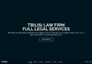 eLaw - Legal Services in Tbilisi - We are a team of innovative and ambitious professionals focused on protecting your legal interests, looking for a way out of a difficult legal situation, and we love overcoming incredible difficulties. Our team has many years of experience, and our interest in the legal field is constantly evolving and strengthening.