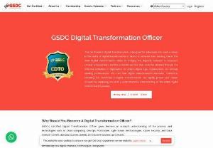 Reason To Become A Digital Transformation Officer! - GSDC's Certified Digital Transformation Officer gives learners an in-depth understanding of the process and technologies such as Cloud computing, DevOps Practitioner, Agile Scrum Methodologies, Cyber Security and Data Science to meet changing business needs and to improve the business processes.