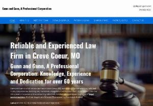 real estate attorney creve coeur mo - Gunn and Gunn is a full service law firm specializing in estate planning, wills and trusts, corporate law, banking law, real estate and general civil litigation. Each of our lawyers has over thirty years of experience in representing individuals, families and businesses in all types of legal matters.