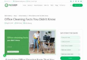 Office cleaning facts you didn't know - An office is a place where there have many people moving around. Some eat at their desks, so they are spreading germs with their eating and other habits. Any office that works in shifts has many more people working. Then it is more than 10 hours of work each day. Keeping the office clean is a challenging job in such a case. There are some office cleaning facts.