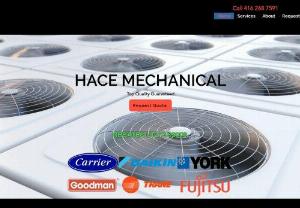 Hace Mechanical Corp - Repair, installation and maintenance services for air conditioners, boilers, furnaces, heat pumps, water heaters, refrigeration, ventilation and more.
