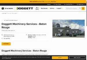Screenshot of Doggett Equipment: Construction and Forestry Machinery in Baton Rouge