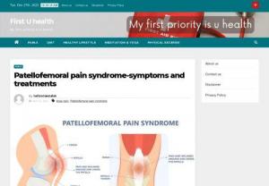 Patellofemoral pain syndrome-symptoms and treatments - Patellofemoral pain syndrome: symptoms and treatments Since there is no clear consensus in the literature concerning the terminology, etiology, and treatment for pain in the anterior part of the knee, many patients with this syndrome suffer from persistent pain and disability.