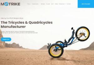 Motrike - For more than 15 years, Motrike has been steadily growing into a leading tricycles​ and quadricycles​ manufacturer in China specializing in recumbent tricycles​,cargo trikes​, rickshaws​, recumbent quadricycles​, and Surrey​.