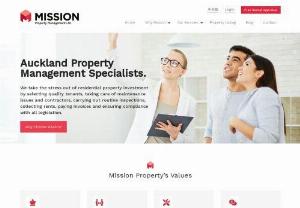 Mission Property - Mission Property Management wants to make your investment journey a truly memorable and seamless experience. A complete property management service.