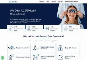 Lasik Surgery Delhi - Get rid of your glasses in 10 minutes with effective Lasik Surgery in Delhi by the top eye surgeons of EyeMantra.
