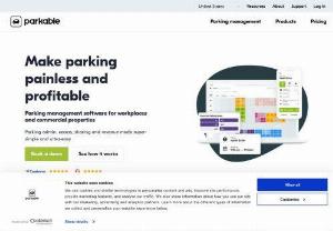Parkable - Parkable is a mobile app that drivers can use to locate a parking space for their vehicle. In addition, the app offers a variety of tools that cover a range of functions such as booking reservations and managing guest parking.