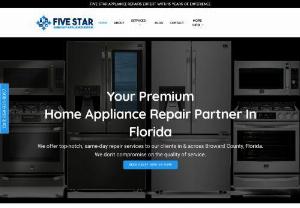 Appliance Repair Service in Ft Lauderdale | Get $25 Off | Call Us - Five Star Same Day Appliance Repair with 15 years of experience gives residential and commercial appliance repair services in Fort Lauderdale