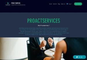Proactservices digital - We're Proactservices, and we're here to help your business grow. Since our founding in 2017, we've guided countless clients to help them achieve their unique business goals. Using our proven end-to-end methods we'll equip you and your organization with a plan to succeed. You can count on our team to give you the best insights into your future. Join us today.