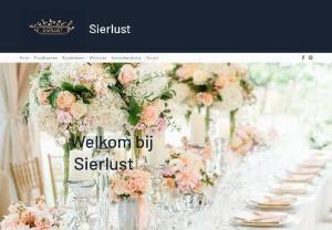 Sierlust - At Sierlust we take care of the flowers for your wedding. From bridal bouquet to car parts. In addition, we make funeral arrangements to make the farewell of your loved ones a little more beautiful.