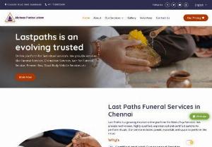 We offer funeral services in Chennai - Lastpaths provides end-to-end funeral services in Chennai. We offer comfort to grieving families by relieving them of the strain of planning every aspect of the funeral, from the ambulance to the cremation, at a fair price. We think that with the right direction, you can properly conduct your loved one's burial. Lastpath's goal is to relieve you of all the additional tension so that you can grieve calmly.