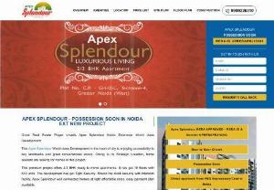 Apex Splendour - Apex Splendour - Is offering 2/3 BHK flat in very prime location near to Gaur Chowk in Greater Noida. The Possession date Soon in Apex Splendour Noida Extension.
