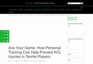 ACL Injury and Tennis - All you need to know - Personal Training Master is located in London, England. This business is working in the following industry: Business services. You can contact Personal Training Master at 020 3633 2299.