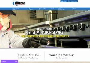 Matrix Pest Elimination service - providing the highest levels of pest extermination service and customer satisfaction available anywhere.