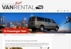 Best 12 passenger van - If you plan a long road trip then, you need to decide how many people you will be taking with you. This will determine the size of the van that you will be renting. You also need to decide if you will be driving or if you will be taking turns. If you are driving then you will need to rent a van Atlanta with a lot of legroom. You also need to make sure that your passengers can get in and out easily. The last thing you want to do is have someone who cannot get into the van because they cannot...