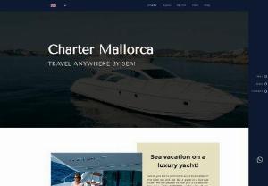 SWAE Group OU - Charter Mallorca - charter booking without intermediaries. 16-meter yacht. 3 cabins (7 berths) , 2 shower rooms, galley, stylish interior with Italian furniture, comfortable accommodation for 10 people.
Hire the boat with a group of friends with your favorite drinks and food.
Travel anywhere by sea.