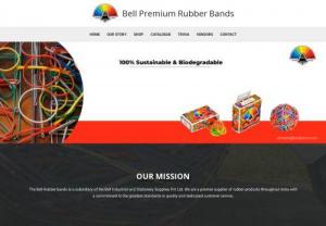 Premium Rubber Bands - Bell Rubber Bands has been a significant maker of premium rubber bands in India Since 2008, manufactured to very high standards. We take satisfaction in being one of the first rubber band manufacturers, suppliers, and wholesalers in India.

We serve all buyers, large and small. We do all of India's leading wholesalers and distributors.

Our Quality Control systems and Total Quality Management ensure that quality and order purity is always maintained. We want to be the market leader in rubber