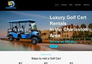 GolfCart Fun - We deliver luxury, street legal golf carts to Isle of Palms, Edisto Island, Mount Pleasant, Sullivan's Island, Seabrook Island, and the Charleston area! We take pride in the safety of our vehicles as well as the quality of our service. Call us now to rent for as low as $69/day! Our entire flight is made up of 2023 Fully Loaded Golf Carts! Book Now and get a street legal golf cart delivered to your door tomorrow.