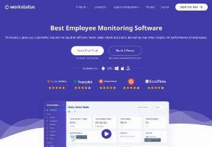 Best Employee Monitoring Software Tool & Screen Monitoring App - Try Workstatus� employee monitoring software to improve productivity with timesheets, detailed insights & more. This screen monitoring software is best for all size of businesses.