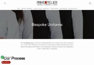 Bespoke Uniforms in Dubai - We supply custom-made and high-end uniforms to to corporate clients, hotels, restaurants, etc