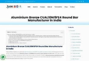 Aluminium Bronze CUAL10NI5FE4 Round Bar Manufacturer in India - Rajkrupa Metal Industries is one of the top Aluminium Bronze CUAL10NI5FE4 Round Bar Manufacturer in India. We have grown to be one of India's leading brands in the Aluminium Bronze CuAl10Ni5Fe4 Round Bars Sand casting manufacturer sector.