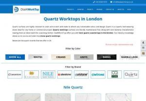 DialAWorkTop - DialAWorktop is London's leading firm making Quartz Countertops in London. They offer best kitchen quartz countertops in affordable prices. Are you looking for the perfect kitchen worktops in london for your home? We design and supply the highest quality quartz worktops in UK.