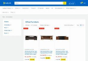 Buy Office Furniture Online -Darling Retail Store - Buy best Office Furniture Online -Modern Wooden Office Table & Chair, Reception Desk, Computer & Laptop Table and Executive Office Chairs from Darling Retail Store.