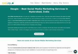 Social Media Marketing Services in Hyderabad | Deuglo - Deuglo is a Social Media Marketing Services provider in Hyderabad that offers services like Facebook Ads, Twitter ads, and Instagram Ads.