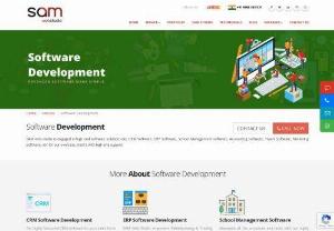 Custom Software Development Company in India - SAM Web Studio is one of the most trusted companies in Delhi, India. We perform various methods like creating, designing, deploying, and supporting software to ensure the optimum development of your software. Not only this we also provide you with custom-made software as per your business's demands and requirements keeping in mind the proper functionality and flexibility of the same.