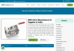 BDK Valves Supplier in India - Ridhiman Alloys supplies BDK Valves in different parts of India. Ridhiman Alloys supplies and exports to majority of the countries such as Dubai, Saudi Arabia, kuwait, bahrain, Mexico, etc. Ridhiman Alloys supplies high quality BDK Valves of all types. ridhiman Alloys offers a wide range of BDK Valves. Such as Ball Valves, Piston Valves, Steam Trap Valves, Ball Float Valves, and Globe Valves and many other Valves. Our wide range and variety of is also available in different sizes as per the...