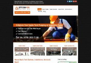 Septic Tank Pros Macon GA - Septic Tank Pros Macon GA has a lot of experience and they are all professionals in dealing with septic systems.