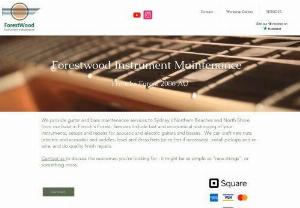 Forestwood Instrument Maintenance - Guitar and Bass setups, restrings and repairs.
