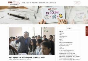 Top Colleges For BSC Computer Science In Pune - MIT ACSC is one of the top colleges for BSC computer science in pune. The rewards and employment prospects you will receive from enrolling in this programme are unmatched by any other degree programme.