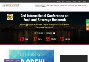Third International Conference on Food and Beverage Research - The 