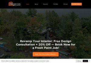 Pro Painters Muskoka - Pro Painters painting company is an experienced team of professional painters, offering our affordable painting services to the local Ontario and Muskoka communities.