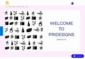 Pridesigns - The online business that's about designs, logos, photo editing from photoshop, and any ideas that you may have to put in a design.�We offer people the ability to describe their ideas and we do our best to give you the best service we can offer plus buying your first design you get a free design with all designs being negotiable.�