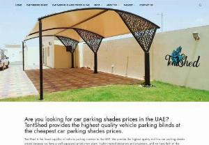 Car Parking Shade - Tent Shed With 20+ years of experience, Tent Shade is one of the pioneers in Car Parking Shades Suppliers with design, manufacture, installation, and maintenance of car parking shades in the Middle East region. We offer different types of high-quality car parking sheds for residential and commercial purposes all over in Dubai, Sharjah, Abu Dhabi, and other emirates of UAE.