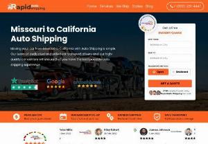 Auto transport Company Missouri to California - 
