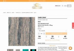Dark Gray Engineered Hardwood Flooring - Our dark gray hard wood flooring brings a sleek and chic look to any home. The hardwood is made from engineered oak, which has unique grain patterns and colors. Book yours now!