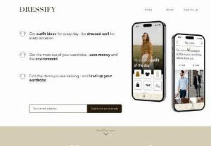 Dressify - Set up your wardrobe. It only takes minutes and helps the app to create personalized outfits for you

If you have no time to spare don't worry - you can always come back to this step later